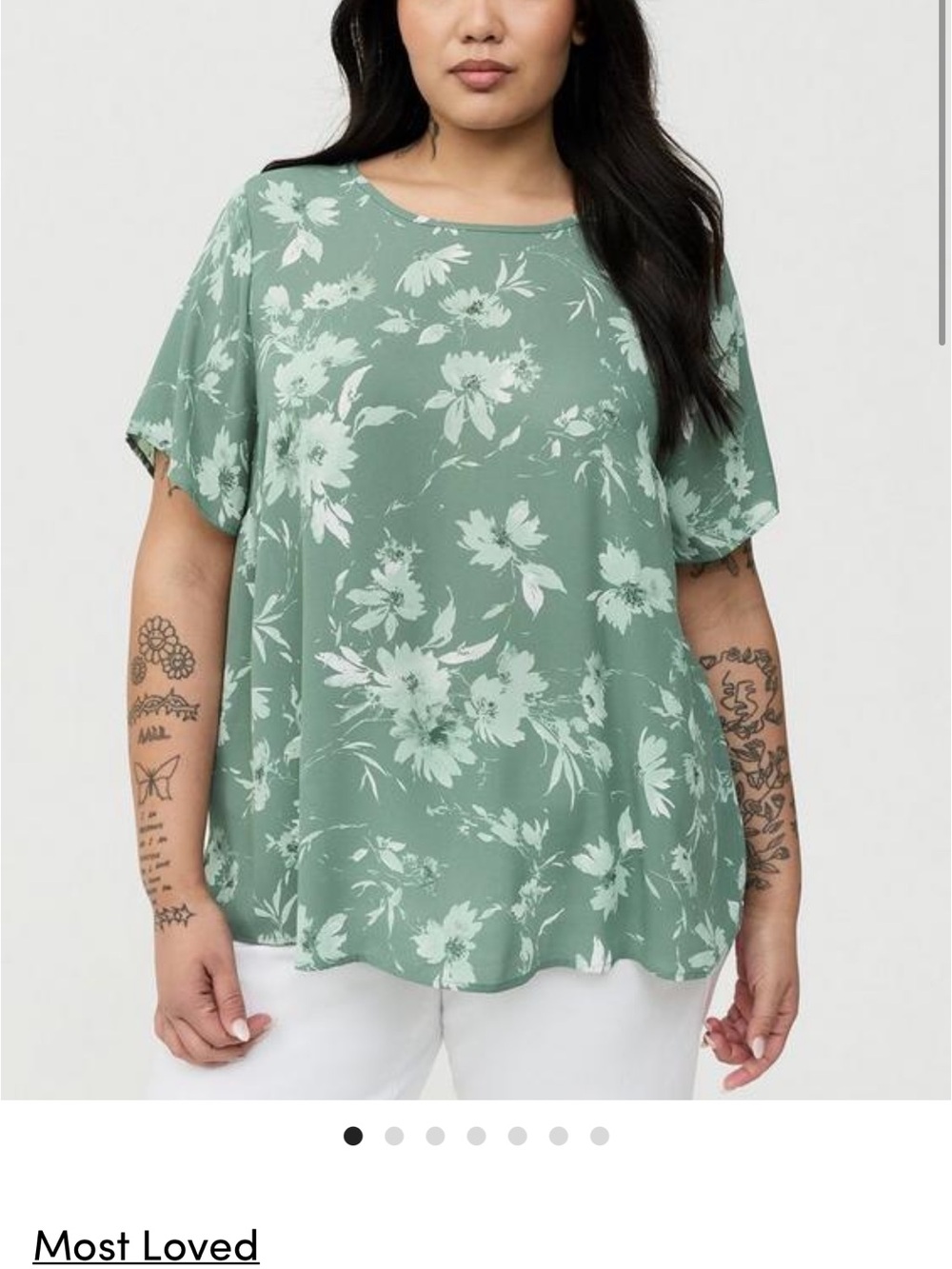 Torrid Abbey Georgette Top size 5x